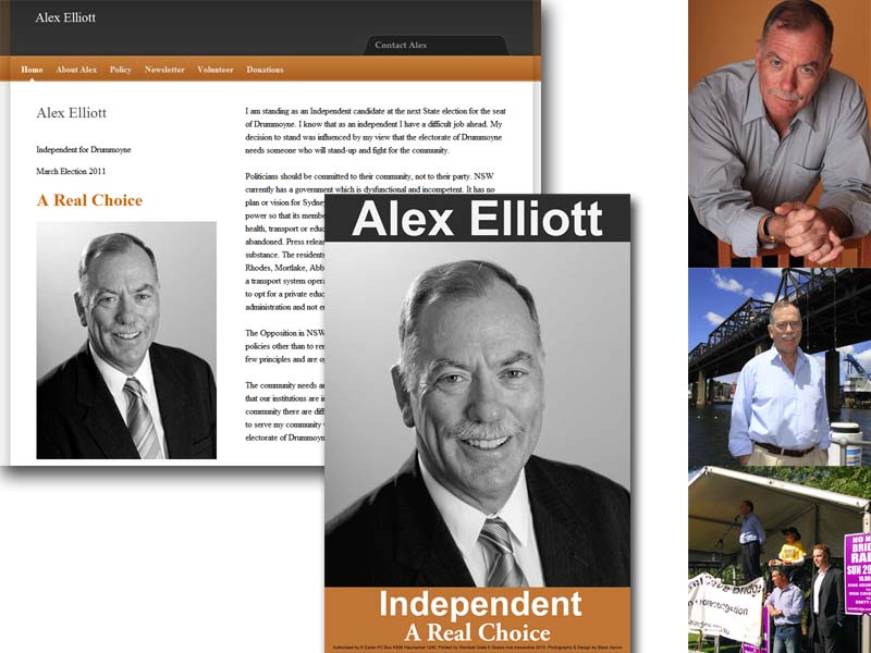 Alex Elliott - independent for drummoyne running in state elections NSW